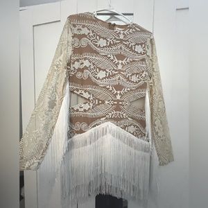 L’atiste Fringe and Sequin Dress